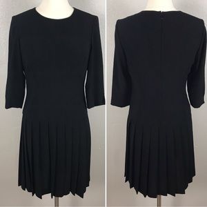 Norton McNaughton Pleated Cocktail Party Dress